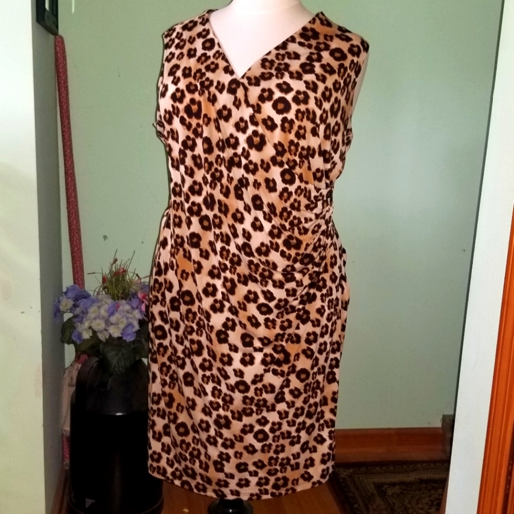 Charter Club Plus Size 3x Animal Print Dress